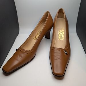 Salvatore Ferragamo Brown Heels